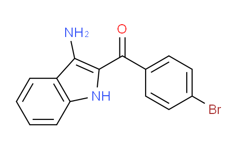 CAS No. 269075-77-6, (3-Amino-1H-indol-2-yl)(4-bromophenyl)methanone