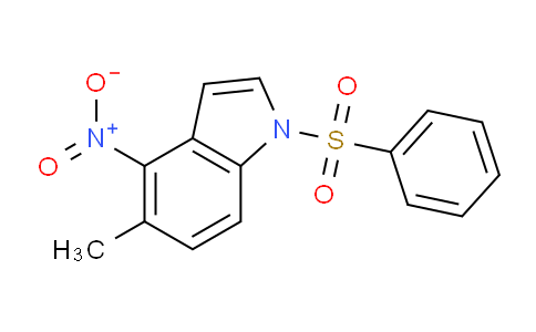 DY730241 | 827607-93-2 | 5-Methyl-4-nitro-1-(phenylsulfonyl)-1H-indole