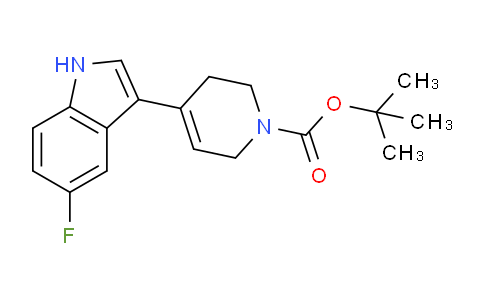 CAS No. 935678-62-9, tert-butyl 4-(5-fluoro-1H-indol-3-yl)-3,6-dihydropyridine-1(2H)-carboxylate