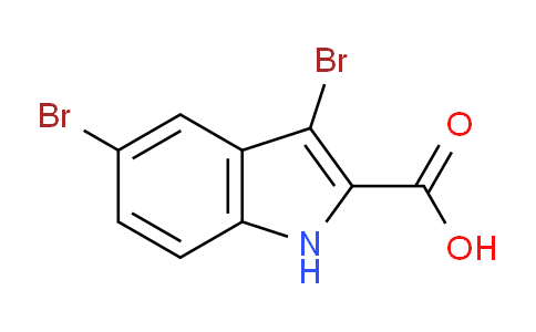 CAS No. 98591-49-2, 3,5-Dibromo-1H-indole-2-carboxylic acid