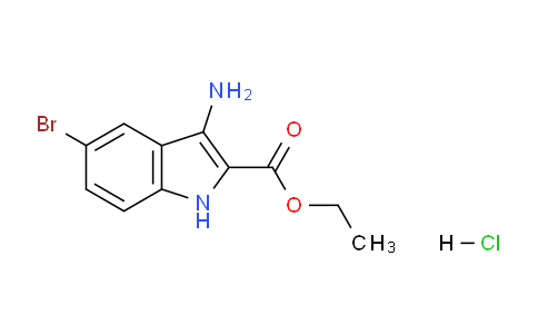 CAS No. 1197234-24-4, Ethyl 3-amino-5-bromo-1H-indole-2-carboxylate hydrochloride