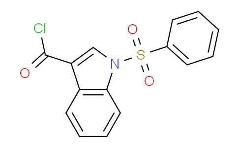 CAS No. 99532-51-1, 1-(Phenylsulfonyl)-1H-indole-3-carbonyl chloride