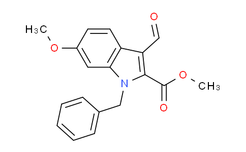 CAS No. 1171383-10-0, Methyl 1-benzyl-3-formyl-6-methoxy-1H-indole-2-carboxylate