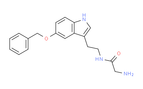 CAS No. 61479-57-0, 2-Amino-N-(2-(5-(benzyloxy)-1H-indol-3-yl)ethyl)acetamide