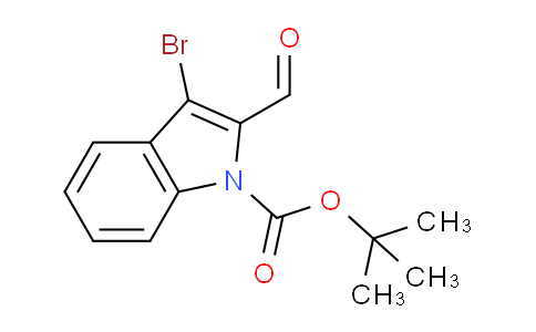 CAS No. 1346156-91-9, tert-Butyl 3-bromo-2-formyl-1H-indole-1-carboxylate