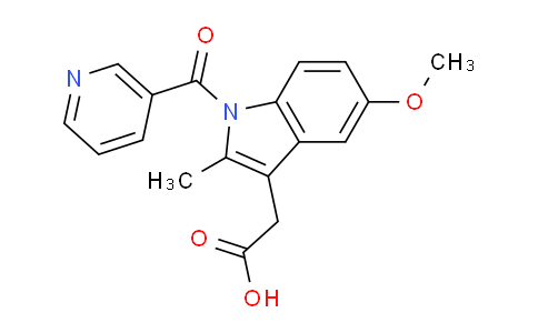 CAS No. 16426-83-8, 2-(5-Methoxy-2-methyl-1-nicotinoyl-1H-indol-3-yl)acetic acid
