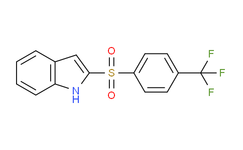 CAS No. 1505521-36-7, 2-((4-(Trifluoromethyl)phenyl)sulfonyl)-1H-indole