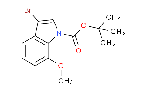 CAS No. 1823521-06-7, tert-Butyl 3-bromo-7-methoxy-1H-indole-1-carboxylate
