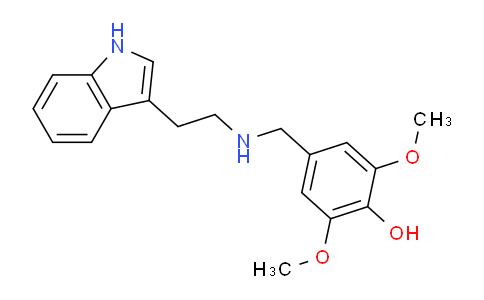 CAS No. 383149-12-0, 4-{[2-(1H-Indol-3-yl)-ethylamino]-methyl}-2,6-dimethoxy-phenol