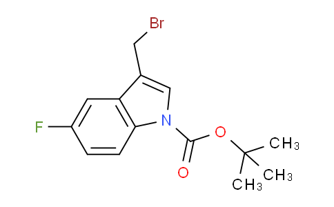 CAS No. 1823484-74-7, tert-Butyl 3-(bromomethyl)-5-fluoro-1H-indole-1-carboxylate