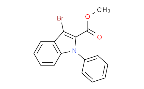 CAS No. 1248548-62-0, Methyl 3-bromo-1-phenyl-1H-indole-2-carboxylate