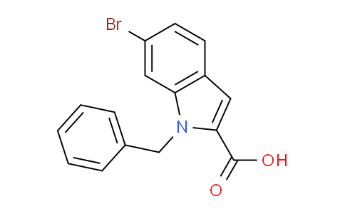 CAS No. 1240578-62-4, 1-Benzyl-6-bromo-1H-indole-2-carboxylic acid