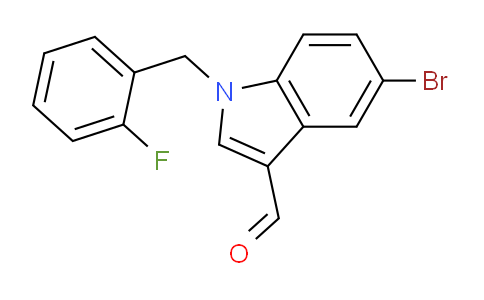 CAS No. 405274-94-4, 5-Bromo-1-(2-fluorobenzyl)-1H-indole-3-carbaldehyde