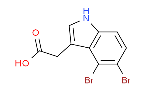 CAS No. 1227502-38-6, 2-(4,5-Dibromo-1H-indol-3-yl)acetic acid
