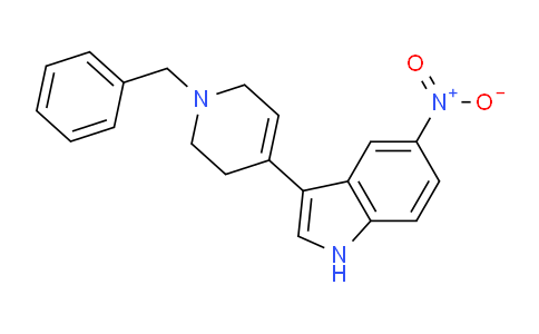 CAS No. 1956331-02-4, 3-(1-Benzyl-1,2,3,6-tetrahydropyridin-4-yl)-5-nitro-1H-indole