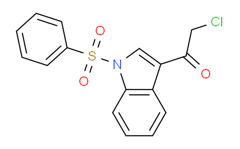 CAS No. 424789-76-4, 2-Chloro-1-(1-(phenylsulfonyl)-1H-indol-3-yl)ethanone