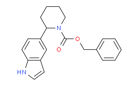 CAS No. 1355173-19-1, Benzyl 2-(1H-indol-5-yl)piperidine-1-carboxylate