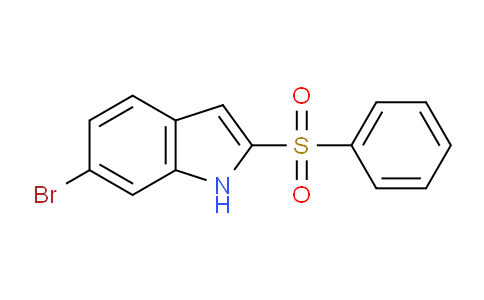 CAS No. 1956326-60-5, 6-Bromo-2-(phenylsulfonyl)-1H-indole