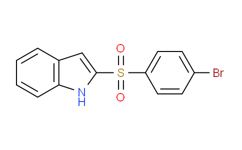CAS No. 1505521-34-5, 2-((4-Bromophenyl)sulfonyl)-1H-indole