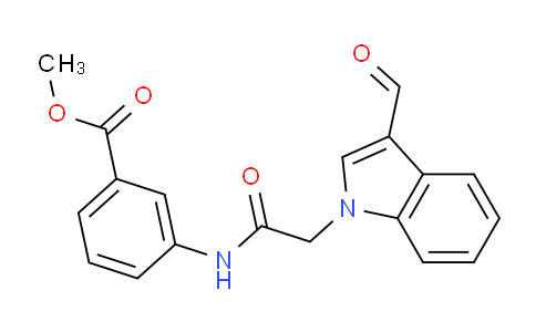 MC730339 | 886499-52-1 | Methyl 3-(2-(3-formyl-1H-indol-1-yl)acetamido)benzoate