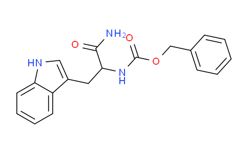 CAS No. 27018-75-3, Benzyl (1-amino-3-(1H-indol-3-yl)-1-oxopropan-2-yl)carbamate