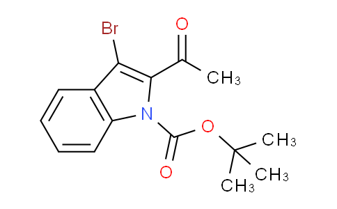 CAS No. 1707365-12-5, tert-Butyl 2-acetyl-3-bromo-1H-indole-1-carboxylate