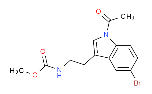 CAS No. 88368-99-4, Methyl (2-(1-acetyl-5-bromo-1H-indol-3-yl)ethyl)carbamate
