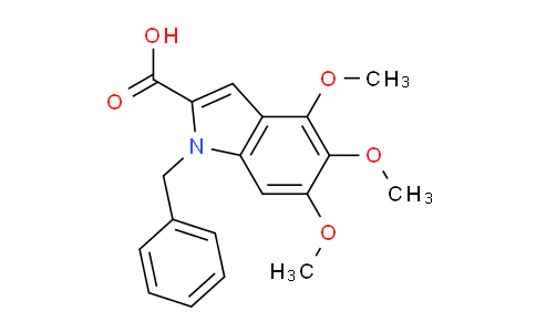 CAS No. 1240571-67-8, 1-Benzyl-4,5,6-trimethoxy-1H-indole-2-carboxylic acid