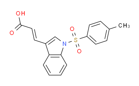CAS No. 298187-97-0, 3-(1-Tosyl-1H-indol-3-yl)acrylic acid