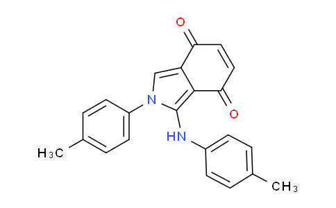 CAS No. 79482-91-0, 2-(p-Tolyl)-1-(p-tolylamino)-2H-isoindole-4,7-dione