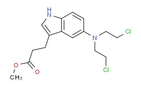 CAS No. 93017-66-4, Methyl 3-(5-(bis(2-chloroethyl)amino)-1H-indol-3-yl)propanoate