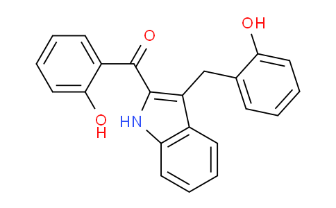 CAS No. 94977-31-8, (3-(2-Hydroxybenzyl)-1H-indol-2-yl)(2-hydroxyphenyl)methanone