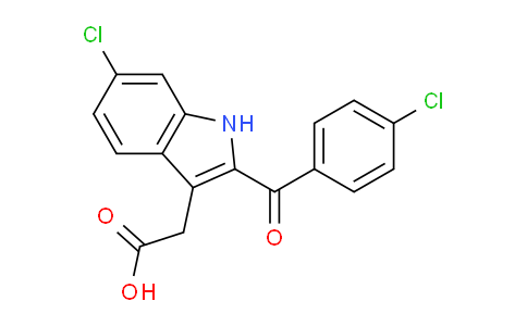 CAS No. 231292-16-3, 6-Chloro-2-(4-chlorobenzoyl)indol-3-acetic acid