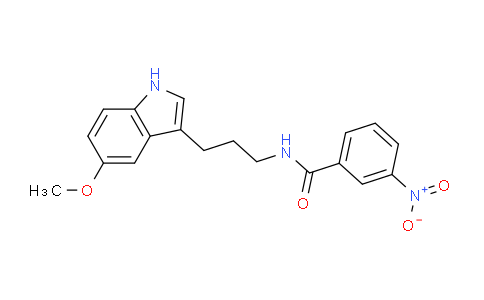 CAS No. 72612-11-4, N-(3-(5-Methoxy-1H-indol-3-yl)propyl)-3-nitrobenzamide