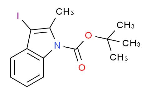 CAS No. 877996-21-9, tert-Butyl 3-iodo-2-methyl-1H-indole-1-carboxylate