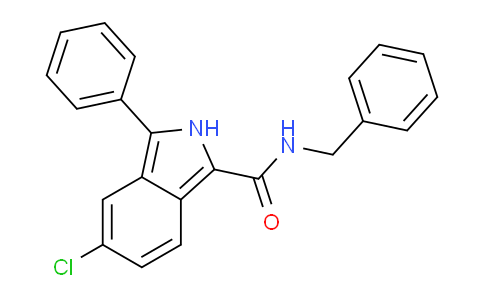CAS No. 61295-36-1, N-Benzyl-5-chloro-3-phenyl-2H-isoindole-1-carboxamide