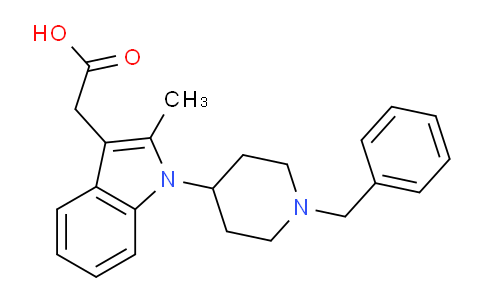CAS No. 1184873-08-2, 2-(1-(1-Benzylpiperidin-4-yl)-2-methyl-1H-indol-3-yl)acetic acid