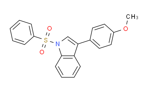 CAS No. 648409-59-0, 3-(4-Methoxyphenyl)-1-(phenylsulfonyl)-1H-indole