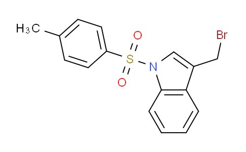 CAS No. 58550-81-5, 3-(Bromomethyl)-1-tosyl-1H-indole