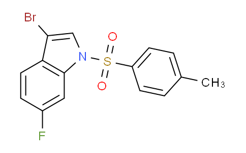 CAS No. 887338-51-4, 3-Bromo-6-fluoro-1-(p-toluenesulfonyl)indole