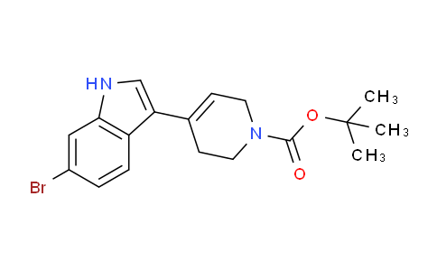CAS No. 345235-82-7, tert-butyl 4-(6-bromo-1H-indol-3-yl)-3,6-dihydropyridine-1(2H)-carboxylate