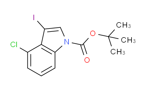 CAS No. 406170-08-9, tert-Butyl 4-chloro-3-iodo-1H-indole-1-carboxylate