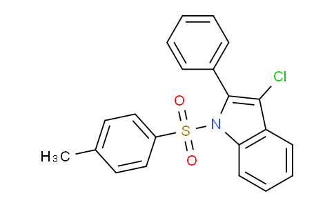 CAS No. 88207-51-6, 3-Chloro-2-phenyl-1-tosyl-1H-indole