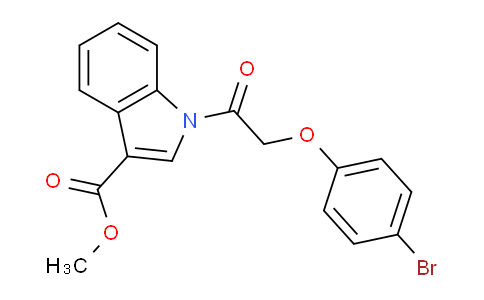 CAS No. 424817-25-4, Methyl 1-(2-(4-bromophenoxy)acetyl)-1H-indole-3-carboxylate