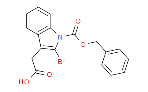 CAS No. 1822856-70-1, 2-(1-((Benzyloxy)carbonyl)-2-bromo-1H-indol-3-yl)acetic acid