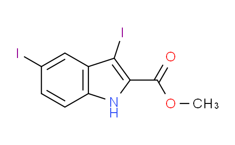 CAS No. 885949-47-3, Methyl 3,5-diiodo-1H-indole-2-carboxylate