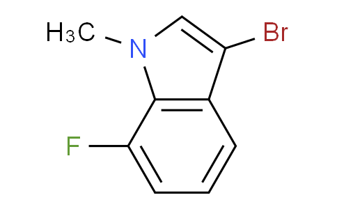 CAS No. 2120518-85-4, 3-bromo-7-fluoro-1-methyl-indole