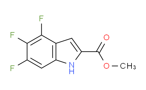 CAS No. 1812885-41-8, methyl 4,5,6-trifluoro-1H-indole-2-carboxylate