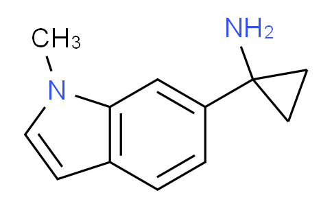 CAS No. 1266169-42-9, 1-(1-methylindol-6-yl)cyclopropan-1-amine
