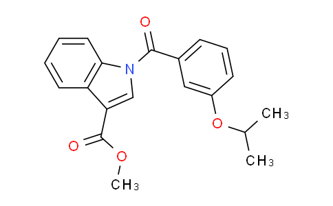 MC730561 | 1003527-44-3 | Methyl 1-(3-isopropoxybenzoyl)-1H-indole-3-carboxylate
